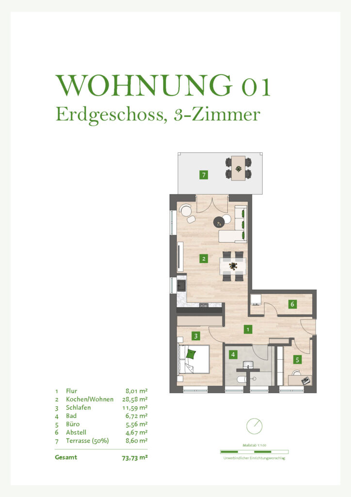 Wohnen An Der Mittelbinge Wohnung 1