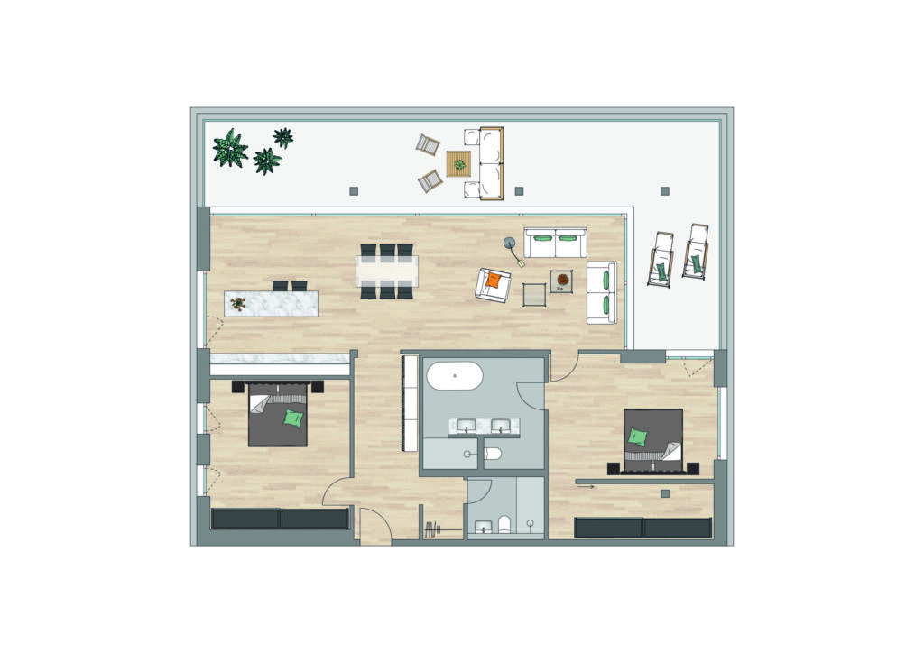 Upper West Grundriss 2